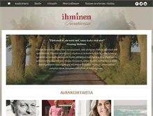 Tablet Screenshot of ihminentavattavissa.fi